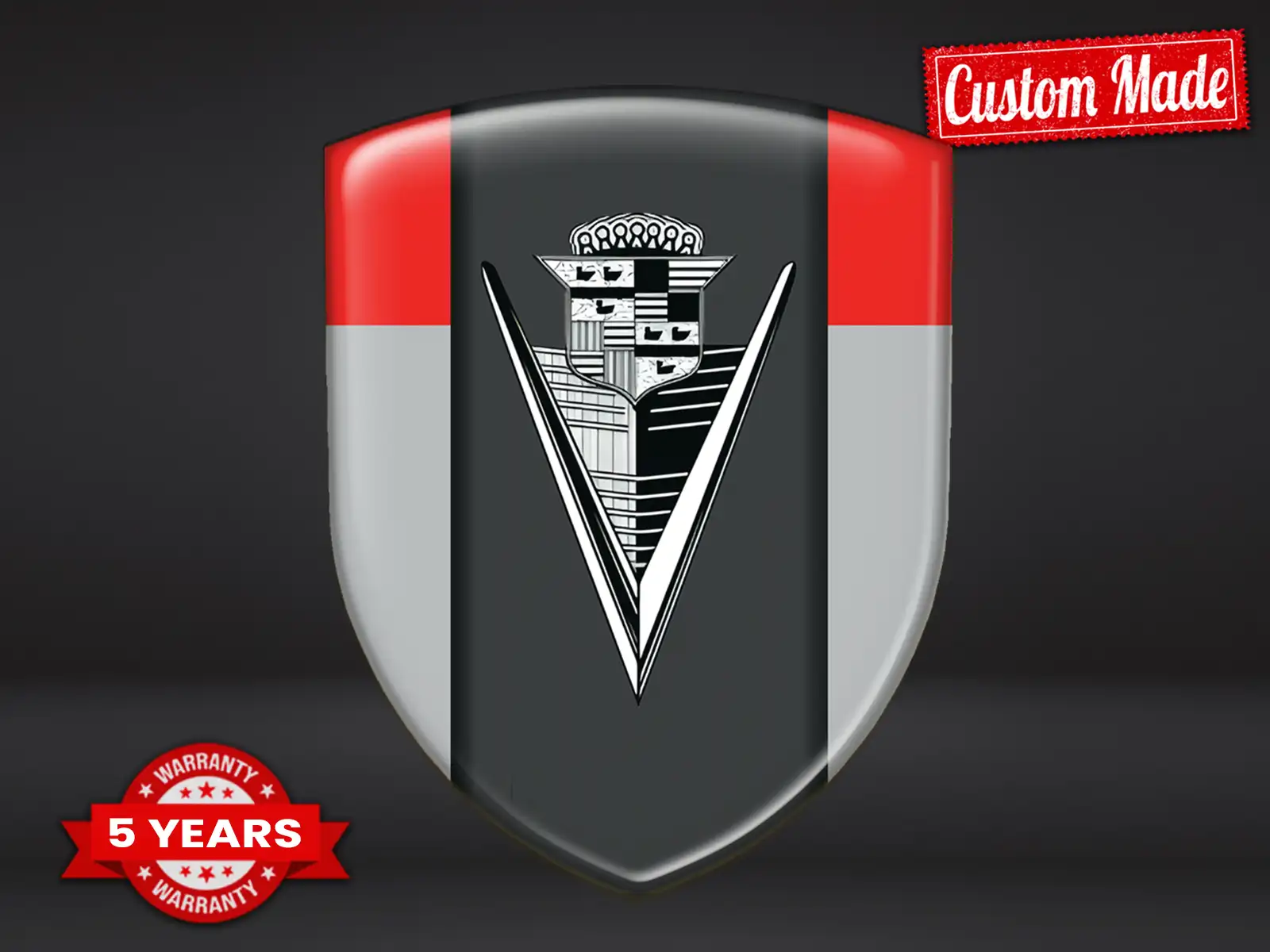 Cadillac Signes Auto Bombés Pro Max Durable Stylé Moderne